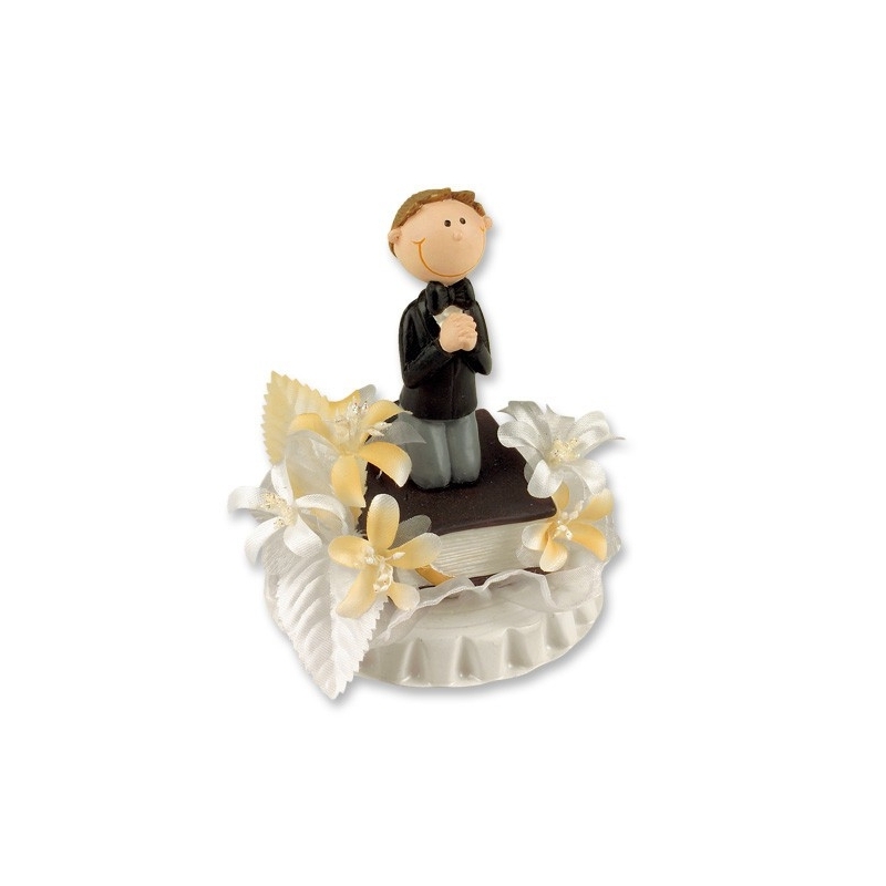 Figurines Pour Gateau Communion Garcon Et Bible